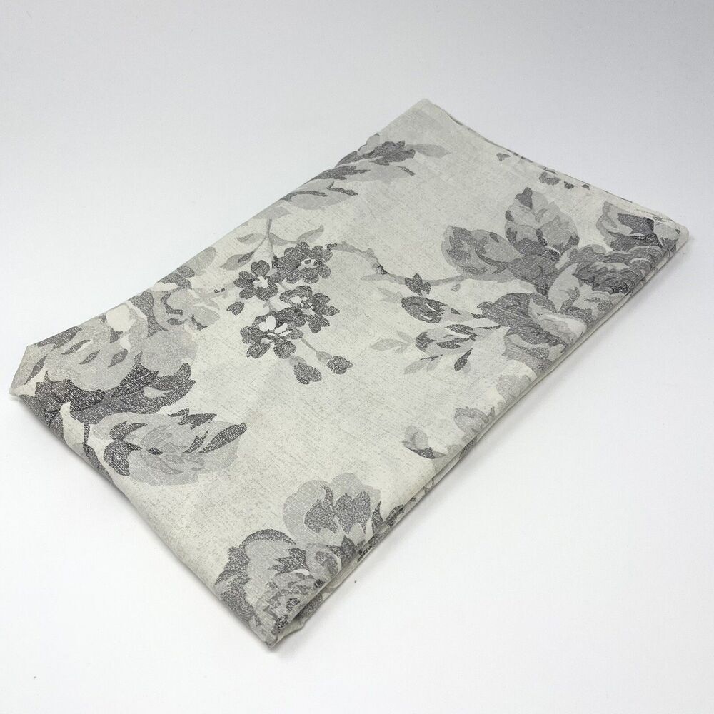 Ralph Lauren Home Figueroa Floral Neutral Gray Standard Pillow Sham 100% Cotton